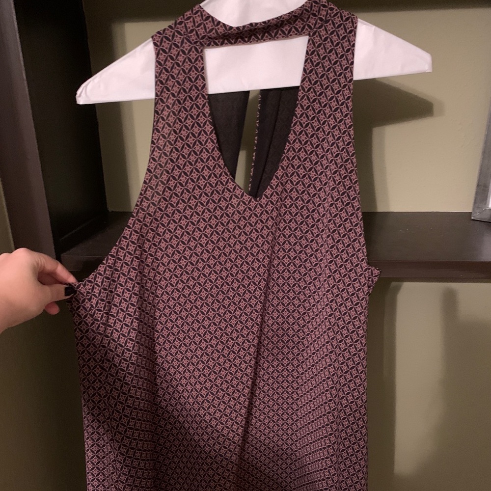 Halter peep dress
